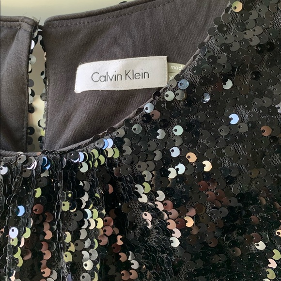 NWOT Calvin Klein Sequin Top - Picture 2 of 6